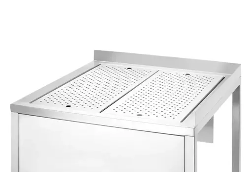Product photo OXYGEN Hybrid Corner Underbar Sink Station with Concealed Sink Chamber and Pitcher Rinser 650x650x900 mm 3