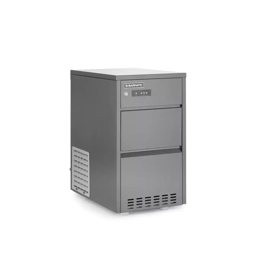 Product photo Barmatic Bullet Dark 50 – Commercial Ice Cube Machine 50 kg/24 h