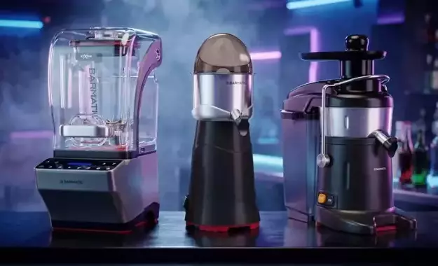 BARMATIC STORM high-speed bar blender with sound enclosure Whipper jug and InfinityCut Titanium blades